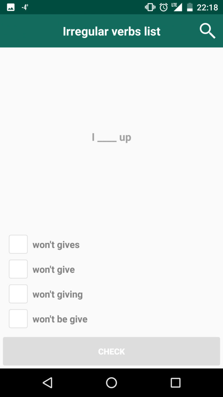 English tenses practice