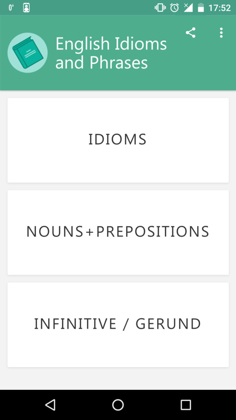 English Idioms and Phrases