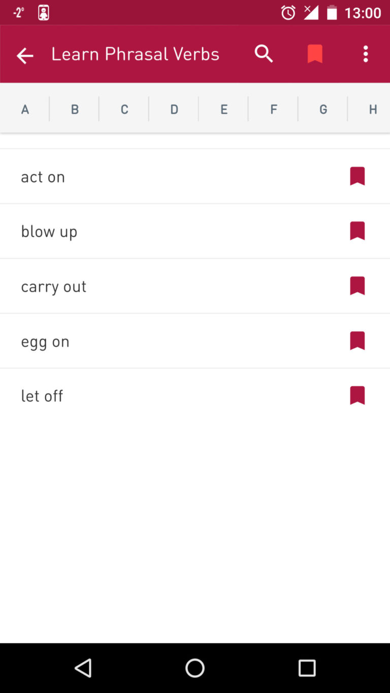 English Phrasal Verbs