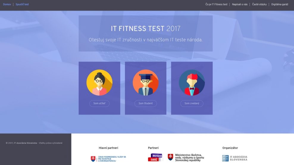 IT Fitness test 2017 - začalo veľké testovanie IT zručností Slovákov