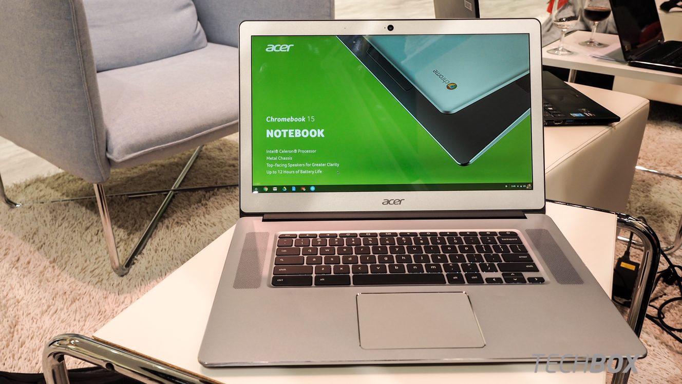 Acer Chromebook 15 s hliníkovou konštrukciou a výdržou 12 hodín