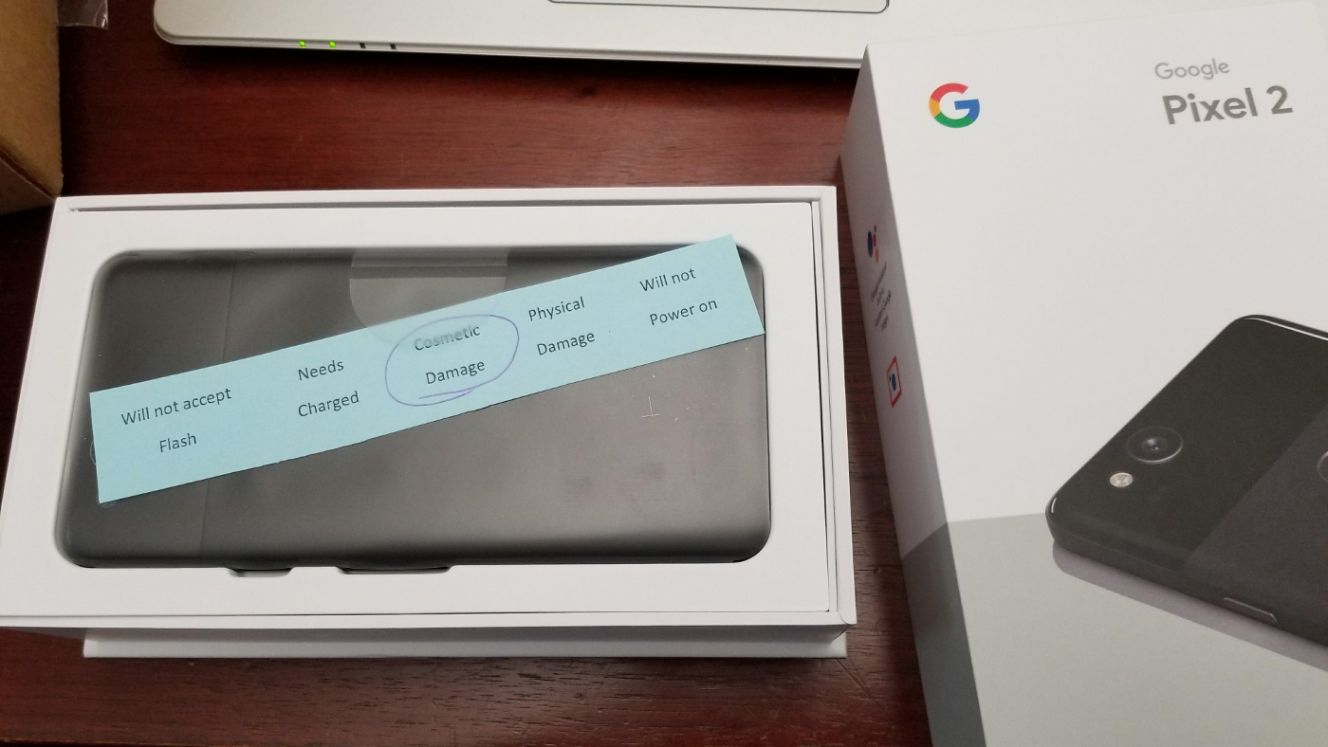 Google dodal zákazníkovi Pixel 2, ktorý neprešiel kontrolou kvality