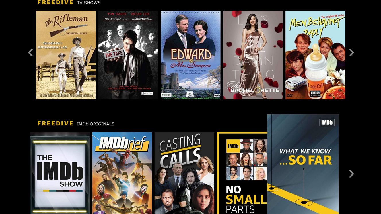 Filmy a serialy zadarmo IMDb ich ma kopec v slu be Freedive TECHBOX.sk
