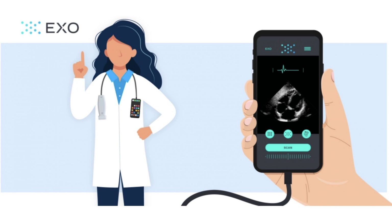 Prenosný ultrazvuk s podporou AI pomôže zdravotníkom v teréne