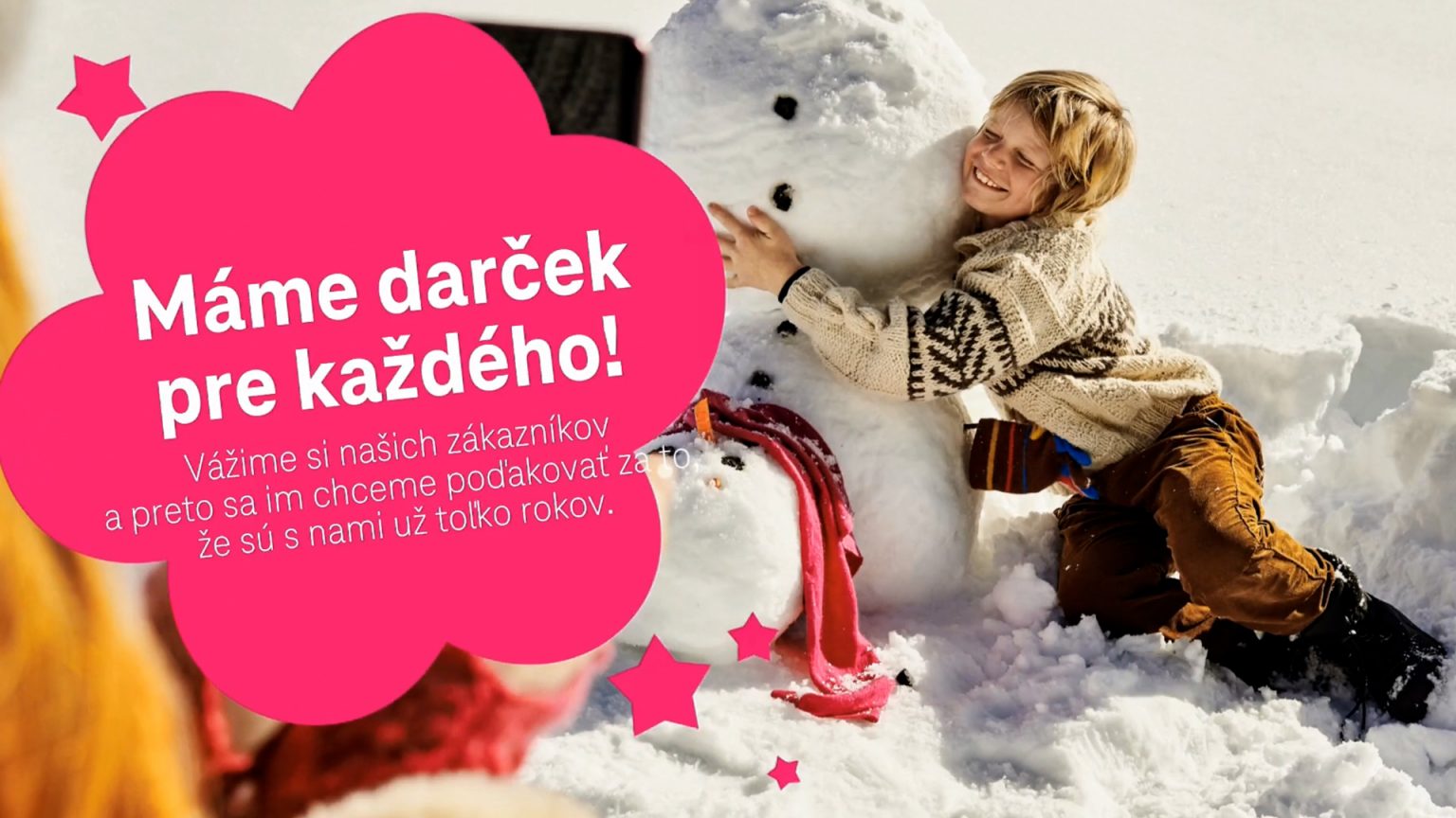 Aj Telekom bude cez Vianoce rozdávať darček každému, aj verným zákazníkom