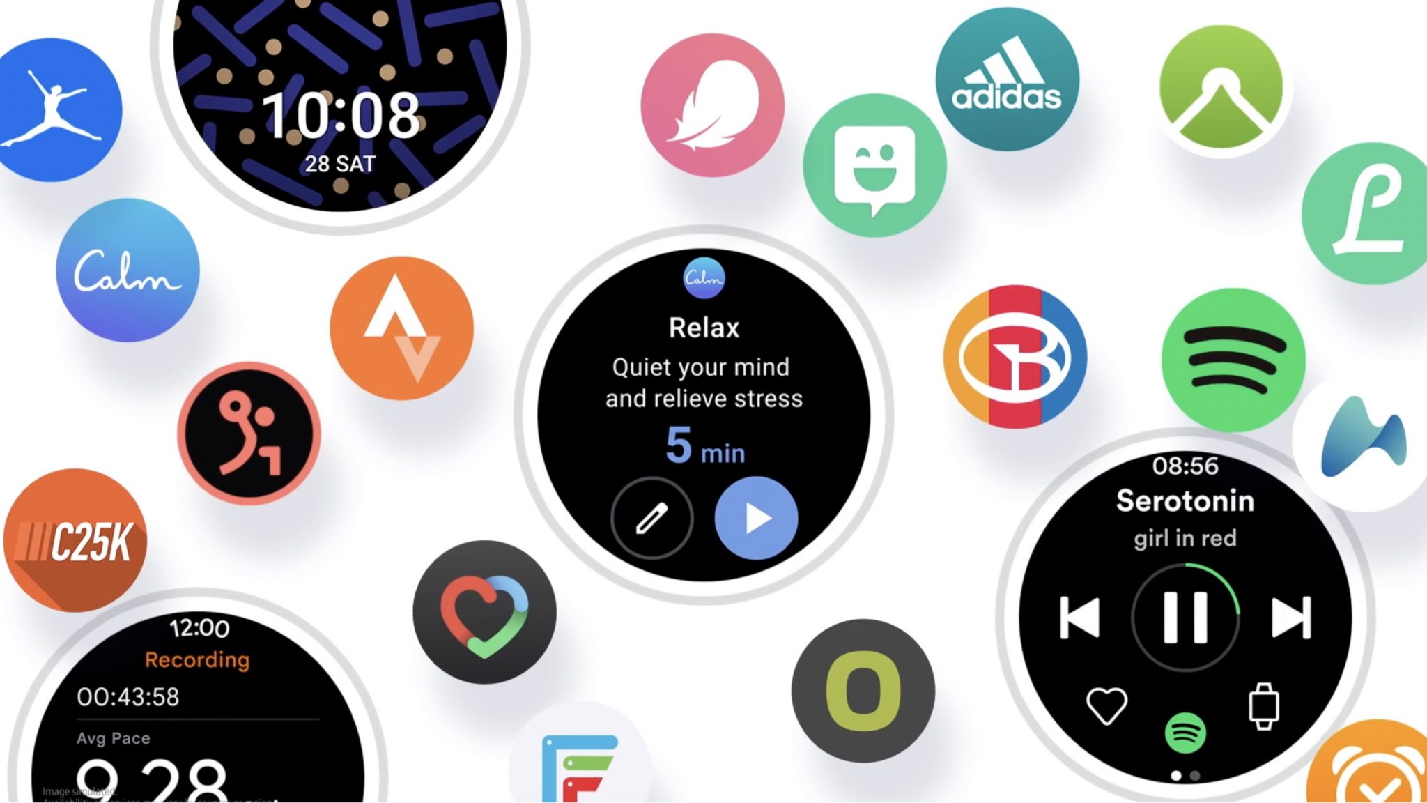Samsung Galaxy Watch budú fungovať podobne ako Apple Watch