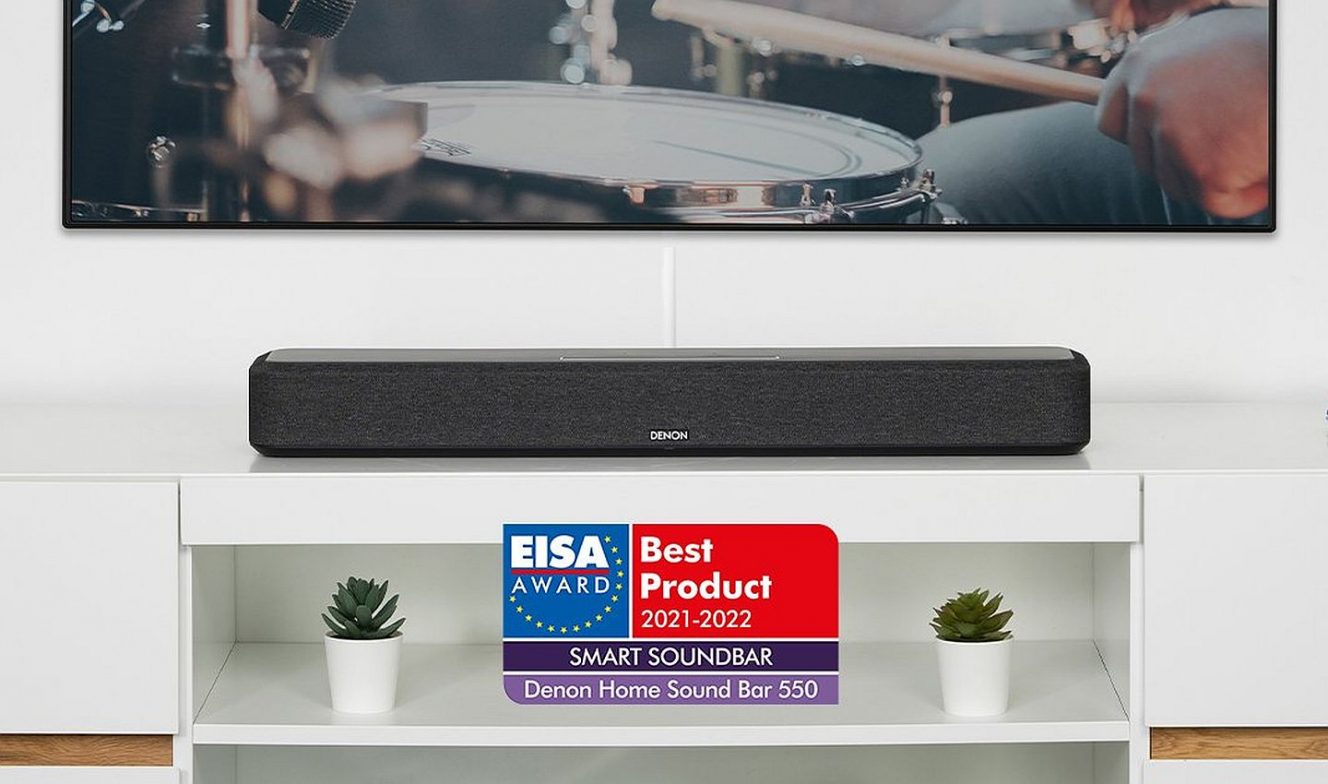 Denon Home Sound Bar 550 získal EISA Award 2021-2022