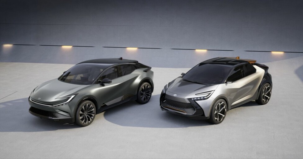 Toyota C-HR Prologue a Toyota bZ Compact SUV
